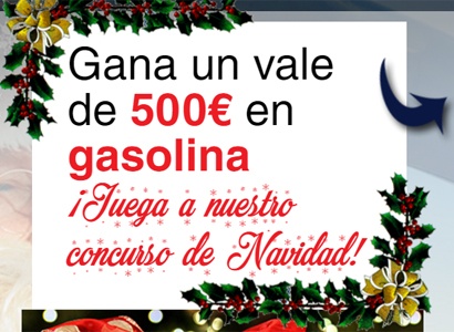 Vale de 500 euros en gasolina