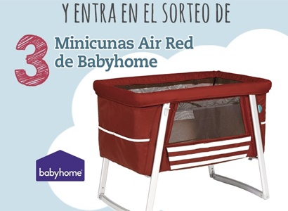 3 minicunas Air Red de Baby Home