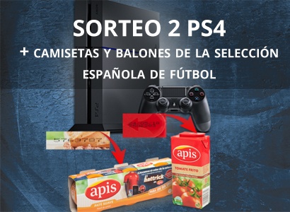 2 Play Station 4 y regalos de la Selección