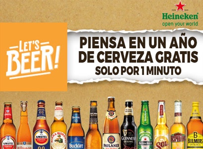 Un año entero de cerveza gratis, hay 14 premios