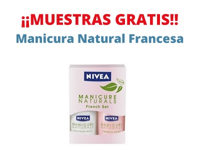 Set de manicura natural francesa Nivea