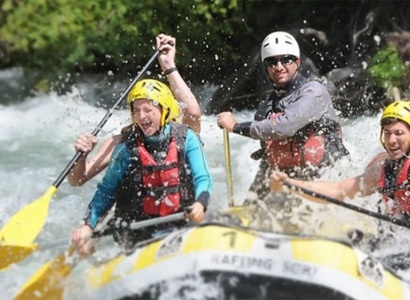 Fin de semana en los pirineos para hacer rafting