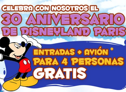 Viaje para 4 personas a Disneyland París