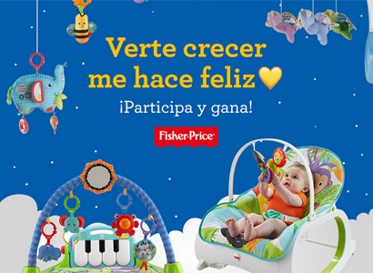 Juguetes de Fisher Price para tu bebé