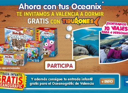 10 viajes para 4 al Oceanogràfic de Valencia