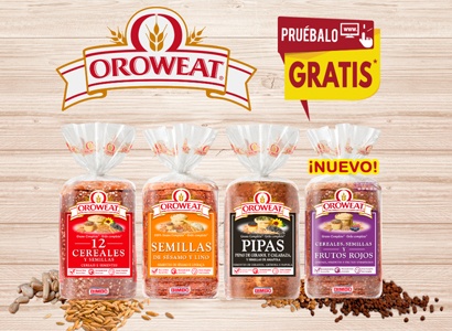 Prueba gratis el pan bimbo Oroweat