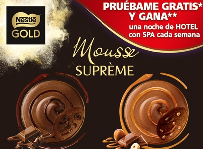 Prueba gratis Mousse Supreme y gana noches de hotel