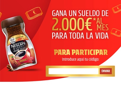 Sorteo: Sueldo de 2.000 euros al mes para toda la vida