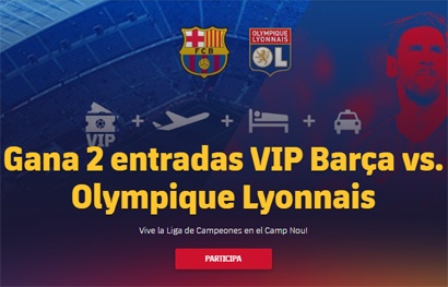 Entradas para el Barça - Olympique Lyonnais