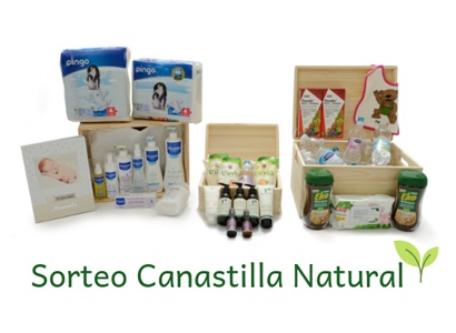 Canastilla de productos naturales para tu bebé