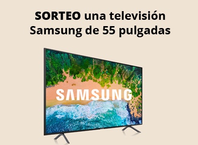 Sorteo de una TV Samsung de 55 pulgadas