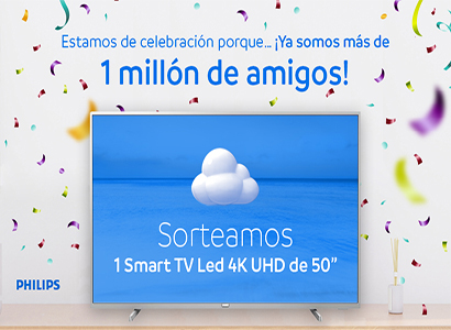 Televisor Smart TV Led 4K UHD de 50” marcaPhilips
