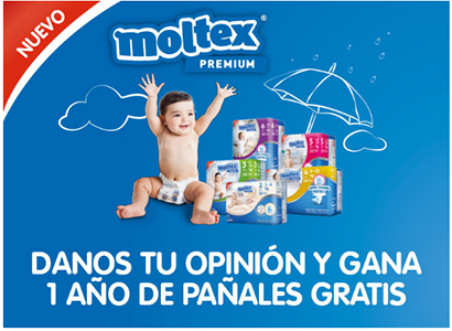 Un año de pañales Moltex® Premium