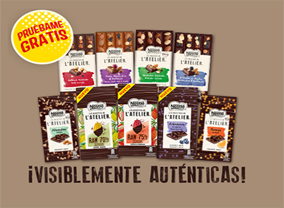 Reembolso de tu barra de chocolate Nestlé Les Recettes de Latelier