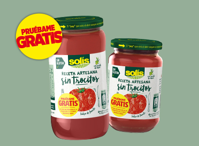 Muestra gratis de salsa de tomate Solís