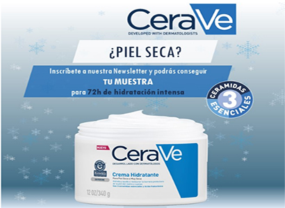 1 muestra gratis de crema Cerave