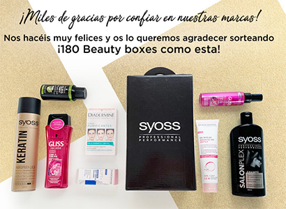 180 Beauty boxes repleta de productos de belleza.