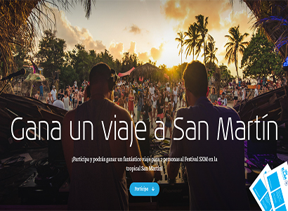 Viaje para 2 personas al festival SMX en la isla de San Martín