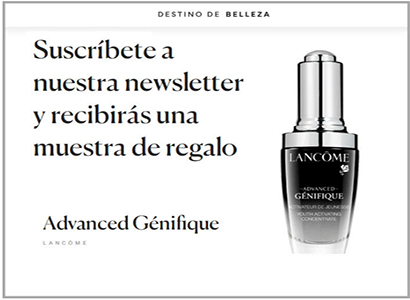 1 muestra gratis del sérum antiarrugas Advanced Genifique de Lancôme