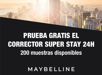 Prueba gratis el Corrector Super Stay 24 h. de Maybelline New York