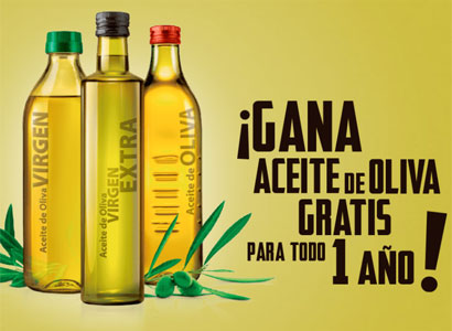 7 lotes de 22 litros de aceite de oliva