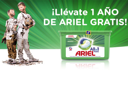 1 año gratis de Ariel