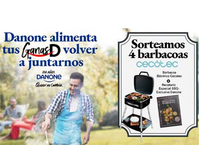 4 barbacoas eléctricas Cecotec + libro digital de recetas para barbacoa