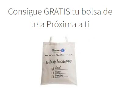 1 bolsa de tela para compras