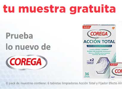 Muestras gratis de Corega