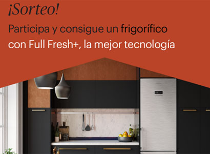 2 frigoríficos con tecnología Full Fresh+ y 10 tote bags