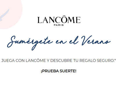 5.000 muestras de productos Lancôme