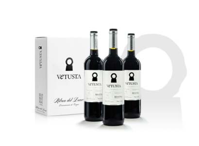 Sorteos trimestrales de 3 botellas de vino Vetusta Ribera del Duero crianza
