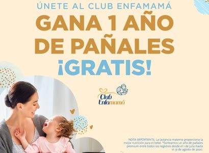 1 año de pañales gratis