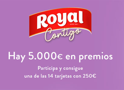 20 tarjetas de regalo con un valor de 250€ cada una