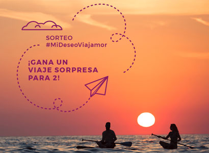 1 viaje sorpresa para 2 personas