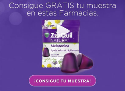 Muestras gratis de gominolas ZzzQuil para ayudar a dormir