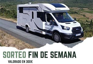 1 fin de semana para 4 personas en una autocaravana