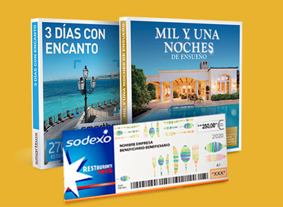 Tickets restaurantes, experiencias y estancias en hoteles