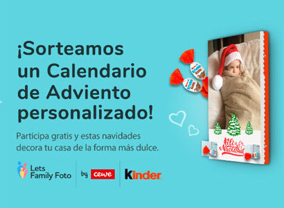 1 Calendario de Adviento con chocolate Kinder