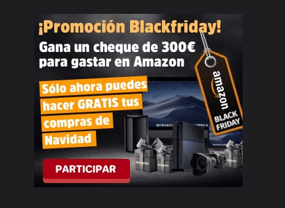 1 cheque de 300€ para gastar en Amazon