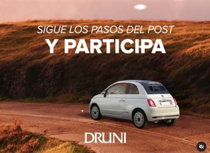 1 vehículo FIAT 500, 4 Iphone 11 y 2.000€ en vales para la web de Druni