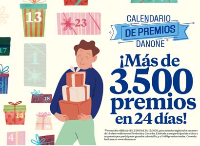 3.688 premios:  décimos de lotería, cestas de artículos, ebooks...