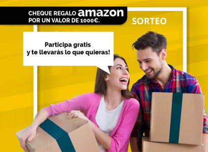 1 cheque regalo de Amazon con un valor de 1.000€