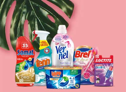 100 lotes de productos Henkel