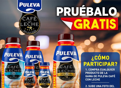 Café con leche Puleva gratis