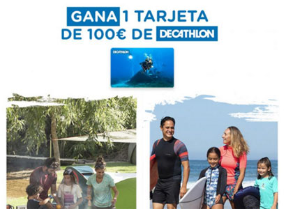 20 tarjetas de regalo de 100 euros para Decatlon