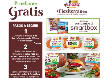 2000 reembolsos de productos El Pozo Flexiterráneo Burger Meat