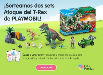 2 sets Playmobil Ataque T-Rex