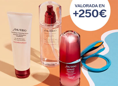 5 rutinas o packs con productos Shiseido