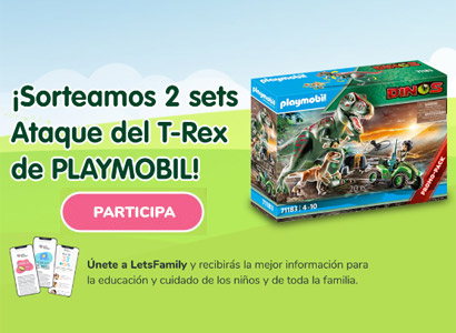 2 sets Playmobil Ataque del T-Rex